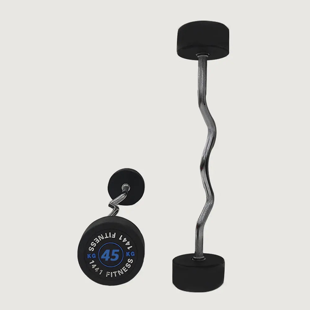 1441 Fitness Fixed Weight Curl Barbell