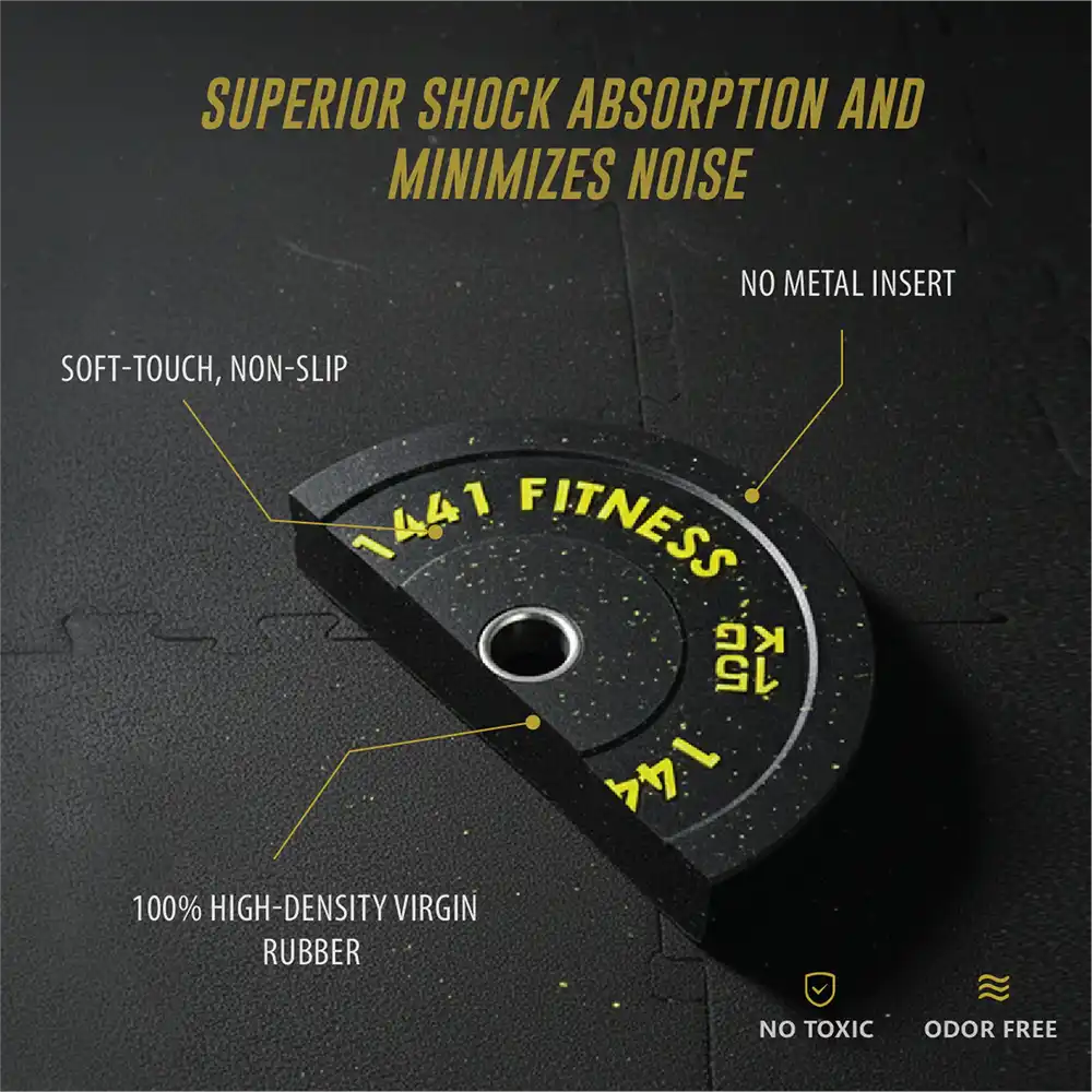 1441 Fitness Speckled Bumper Plate