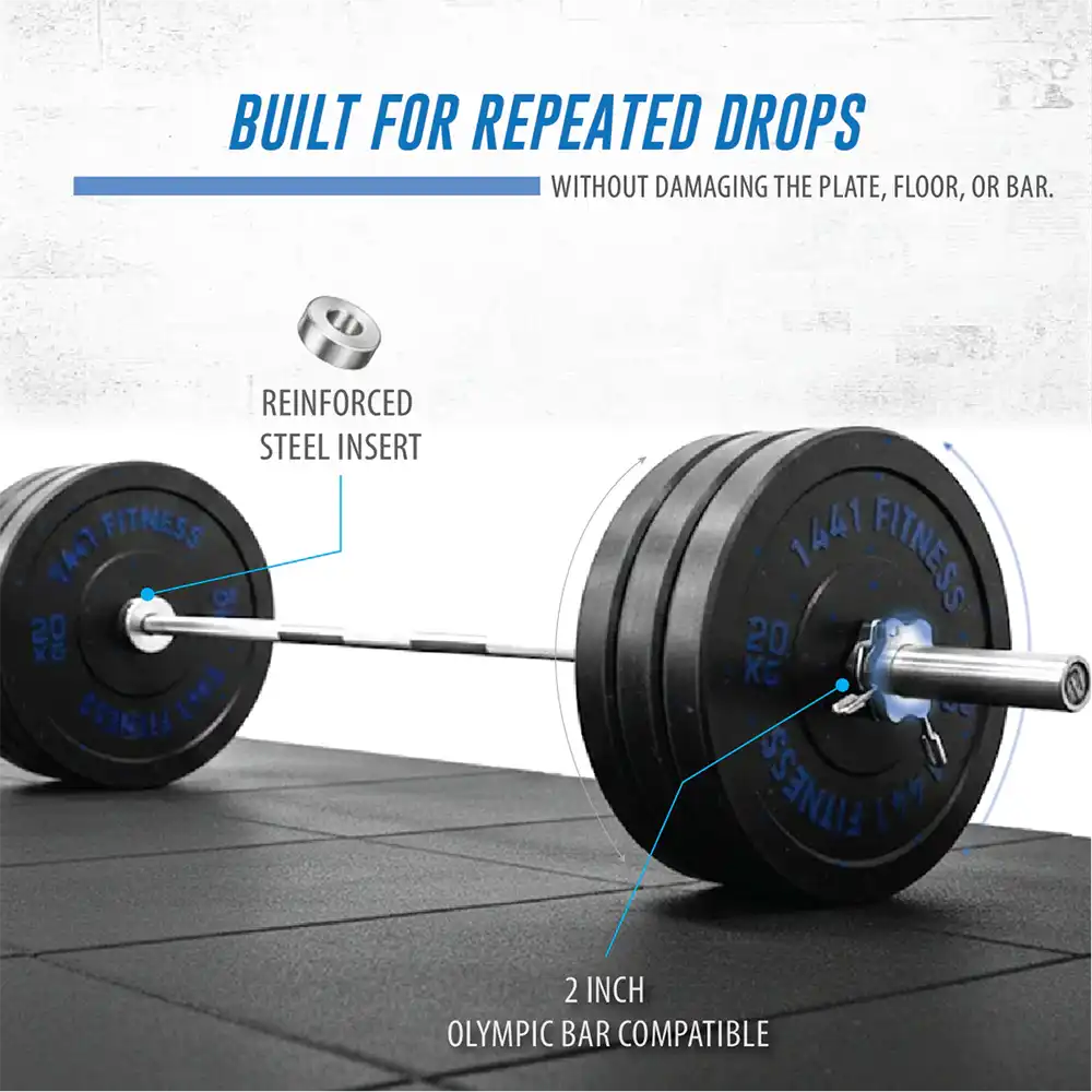 1441 Fitness Speckled Bumper Plate