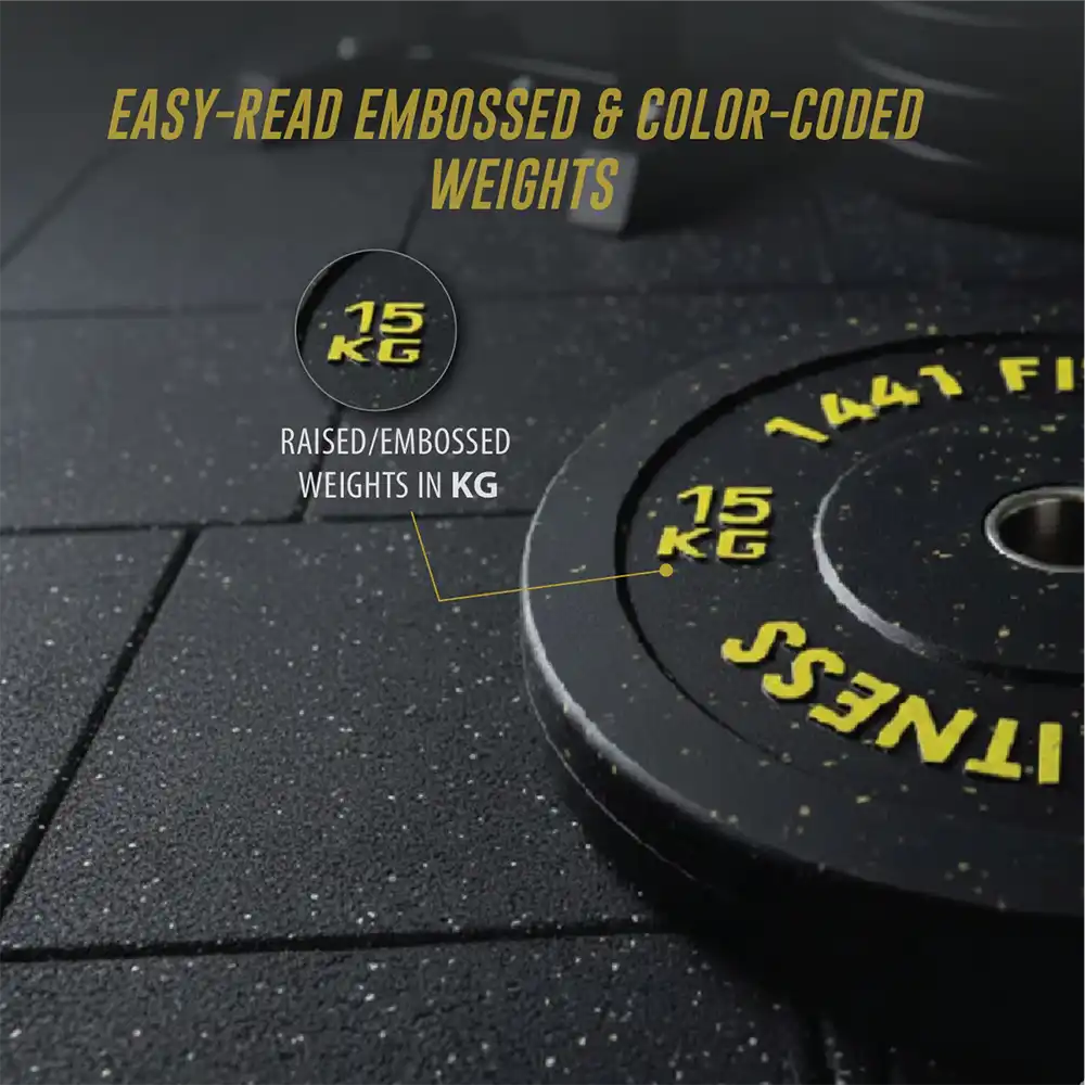 1441 Fitness Speckled Bumper Plate