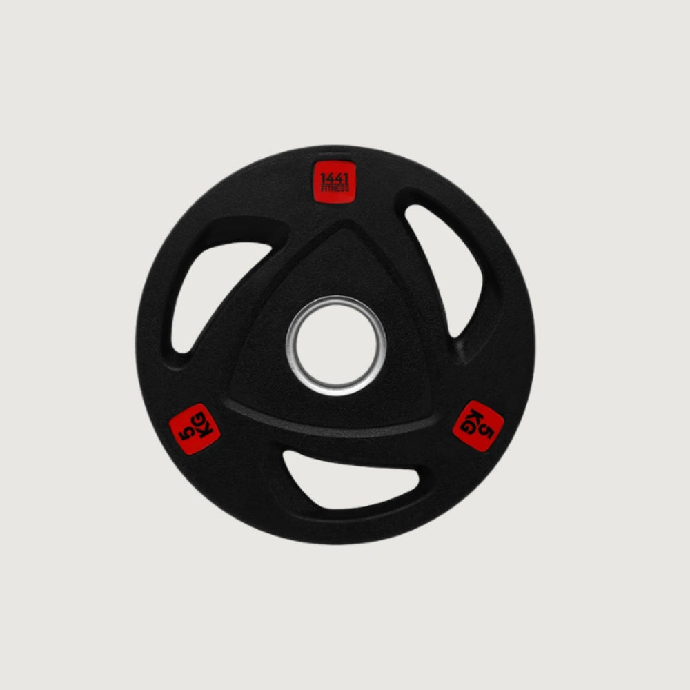 1441 Fitness Tri Grip Olympic Rubber Plate