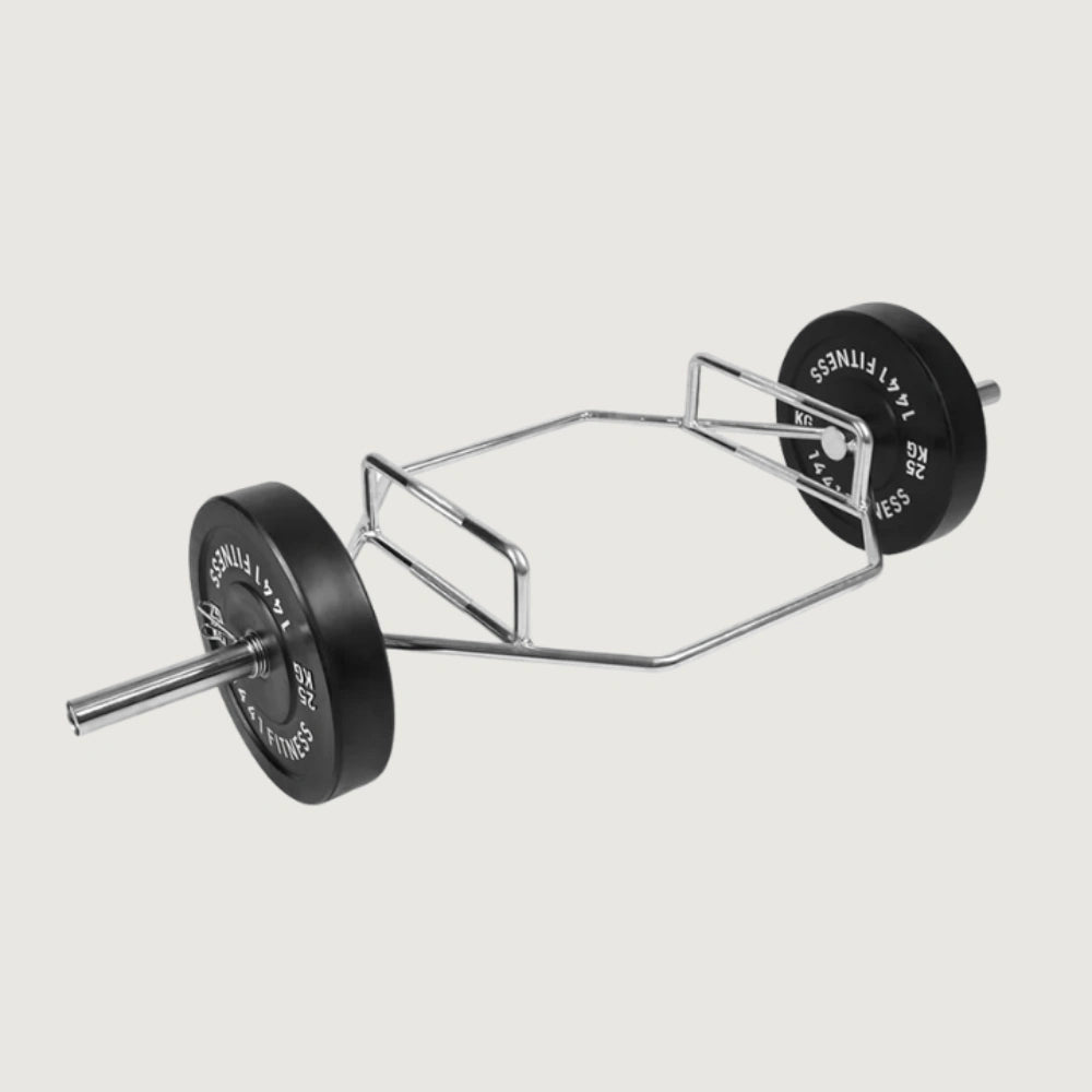 1441 Fitness Hex Trap Bar with Collars - 6 Ft