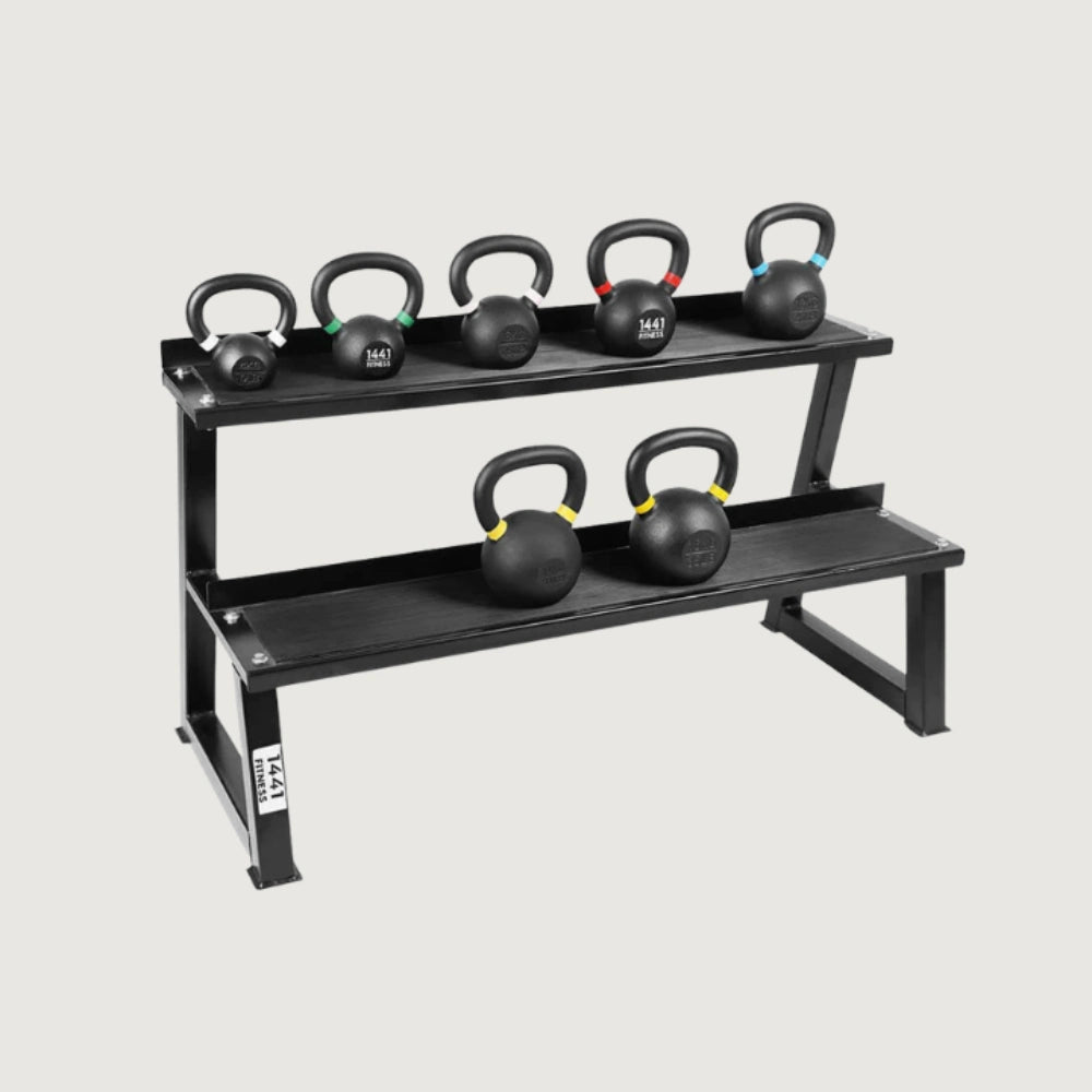 1441 Fitness 2 Tier Kettlebell Rack for 12 Pcs