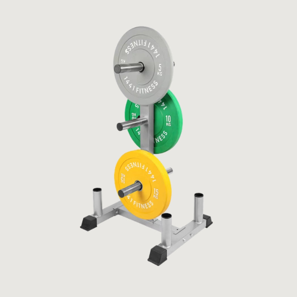 1441 Fitness Olympic Plate & Bar Rack