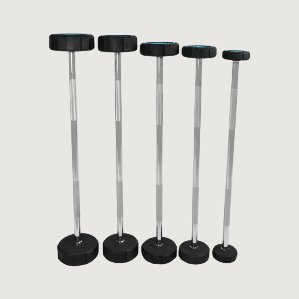 1441 Fitness Fixed Straight PU Barbell