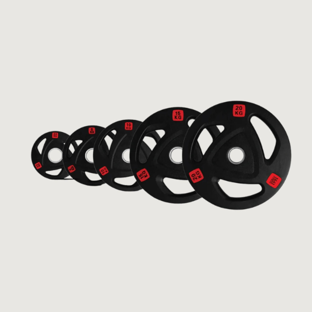 1441 Fitness Tri Grip Olympic Rubber Plate