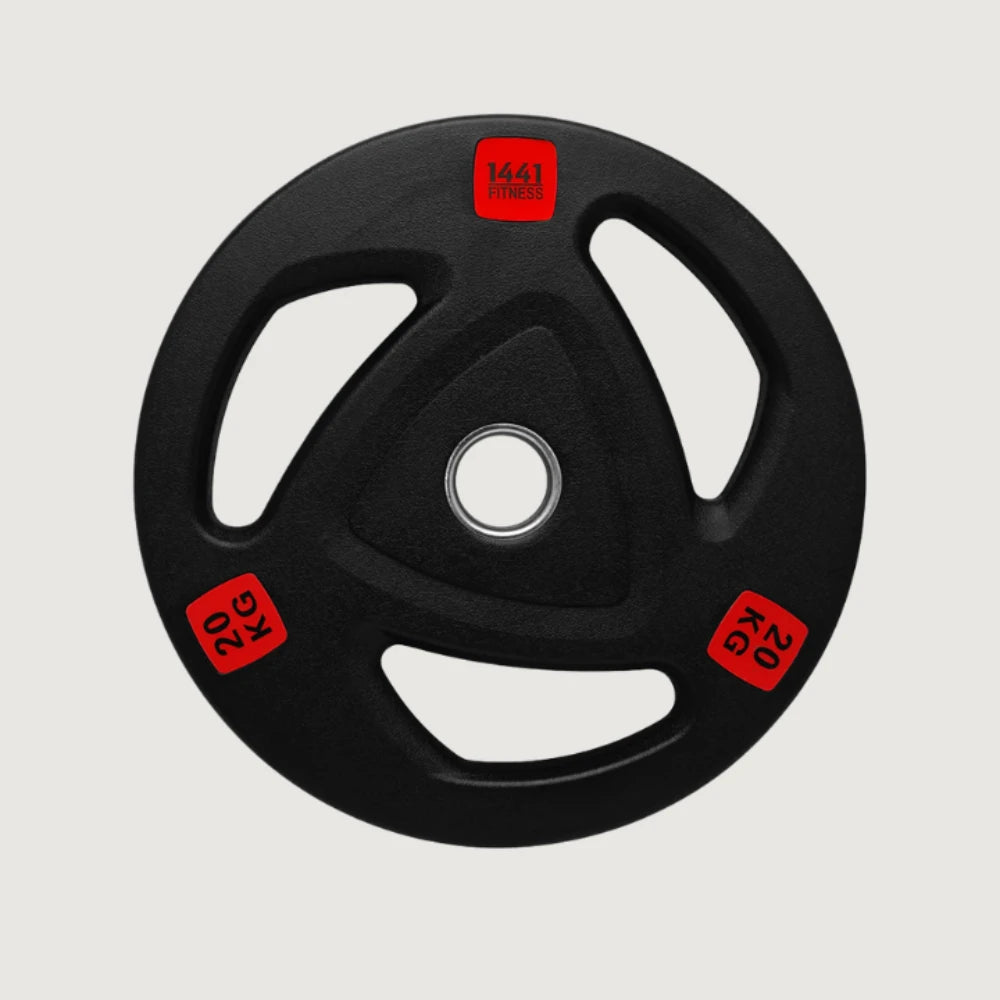 1441 Fitness Tri Grip Olympic Rubber Plate