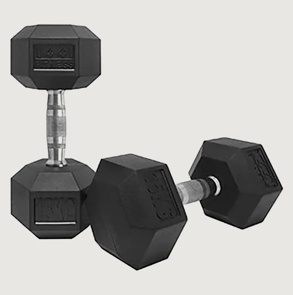 1441 Fitness Rubber Hex Dumbbells (KG)