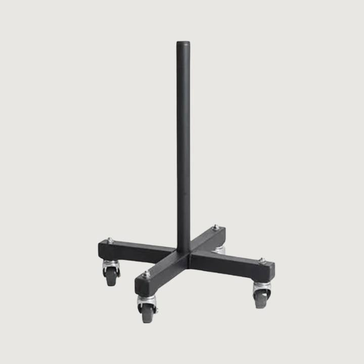 1441 Fitness Bumper Plates Trolley with Wheels
