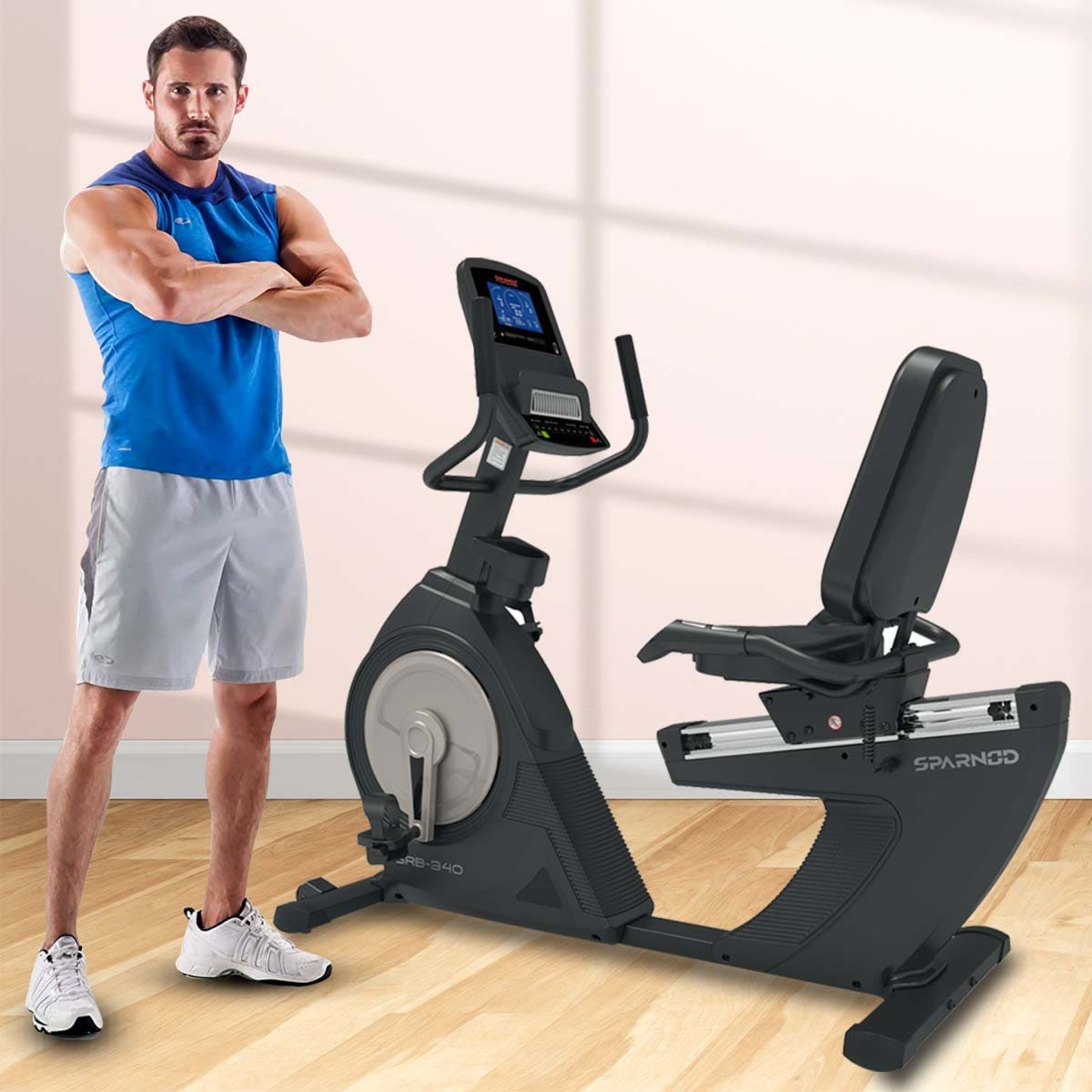 Sparnod Fitness SRB-340 Commercial Recumbent Bike