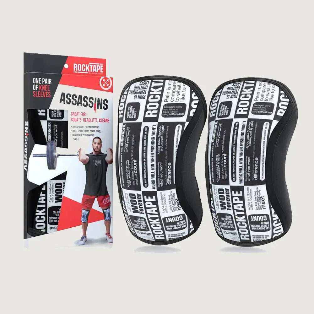 RockTape Assassins 5mm Knee Sleeves Manifesto (Pair)