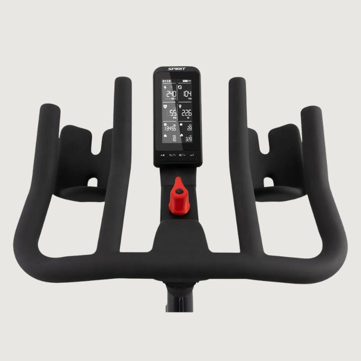 Spirit Fitness Indoor Bike with console and coaching light (electro magnetic resistance)
