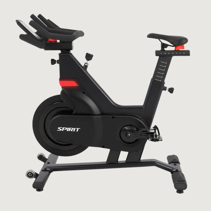 Spirit Fitness Indoor Bike with console and coaching light (electro magnetic resistance)
