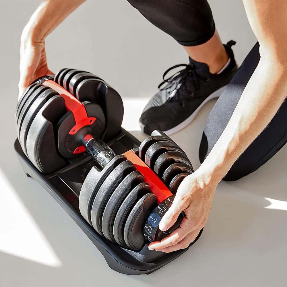 GRIT Fitness Adjustable Weight Dumbbells Pair - 2.5 to 24 kg (Single)