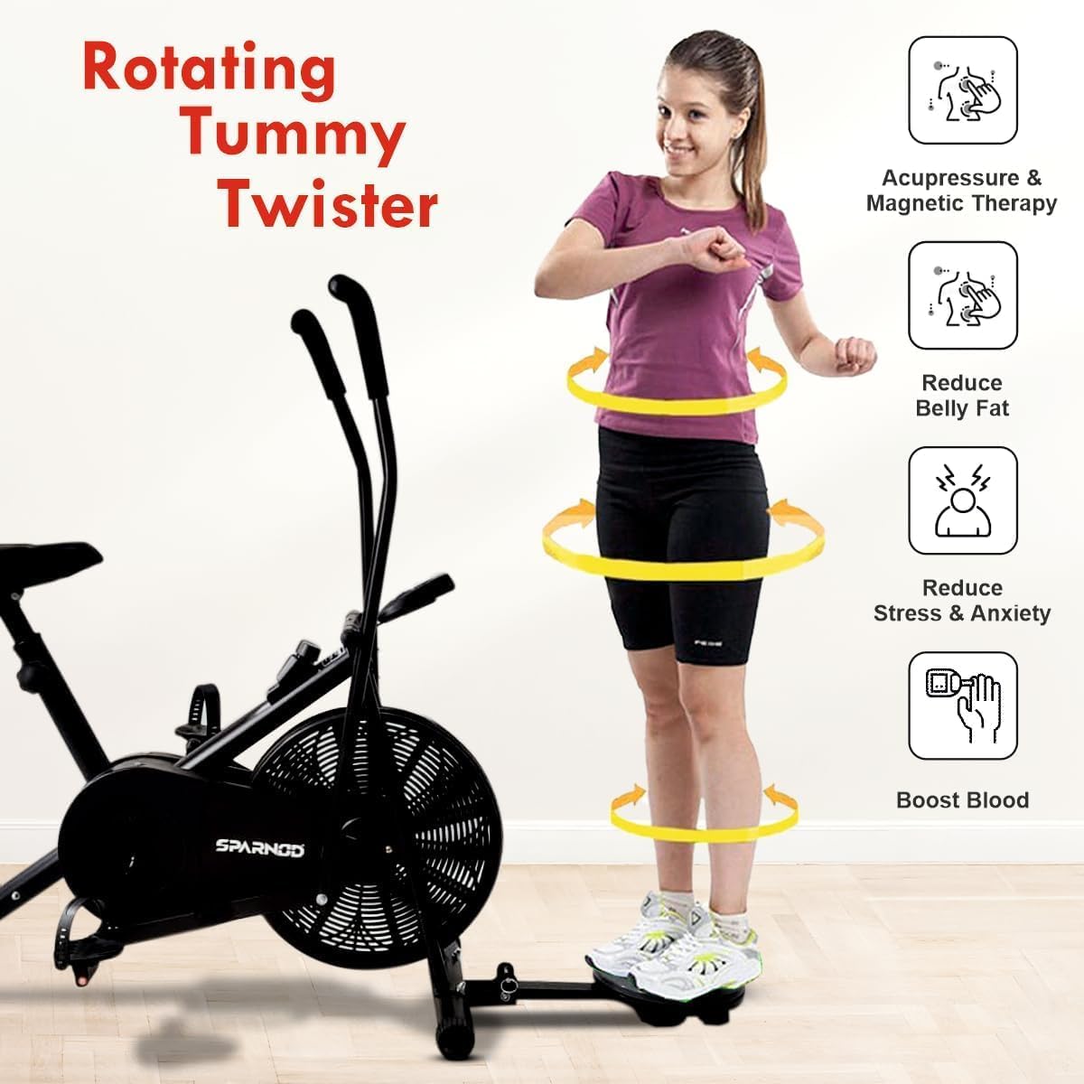 Sparnod Fitness Sab-05_T Upright Air Bike
