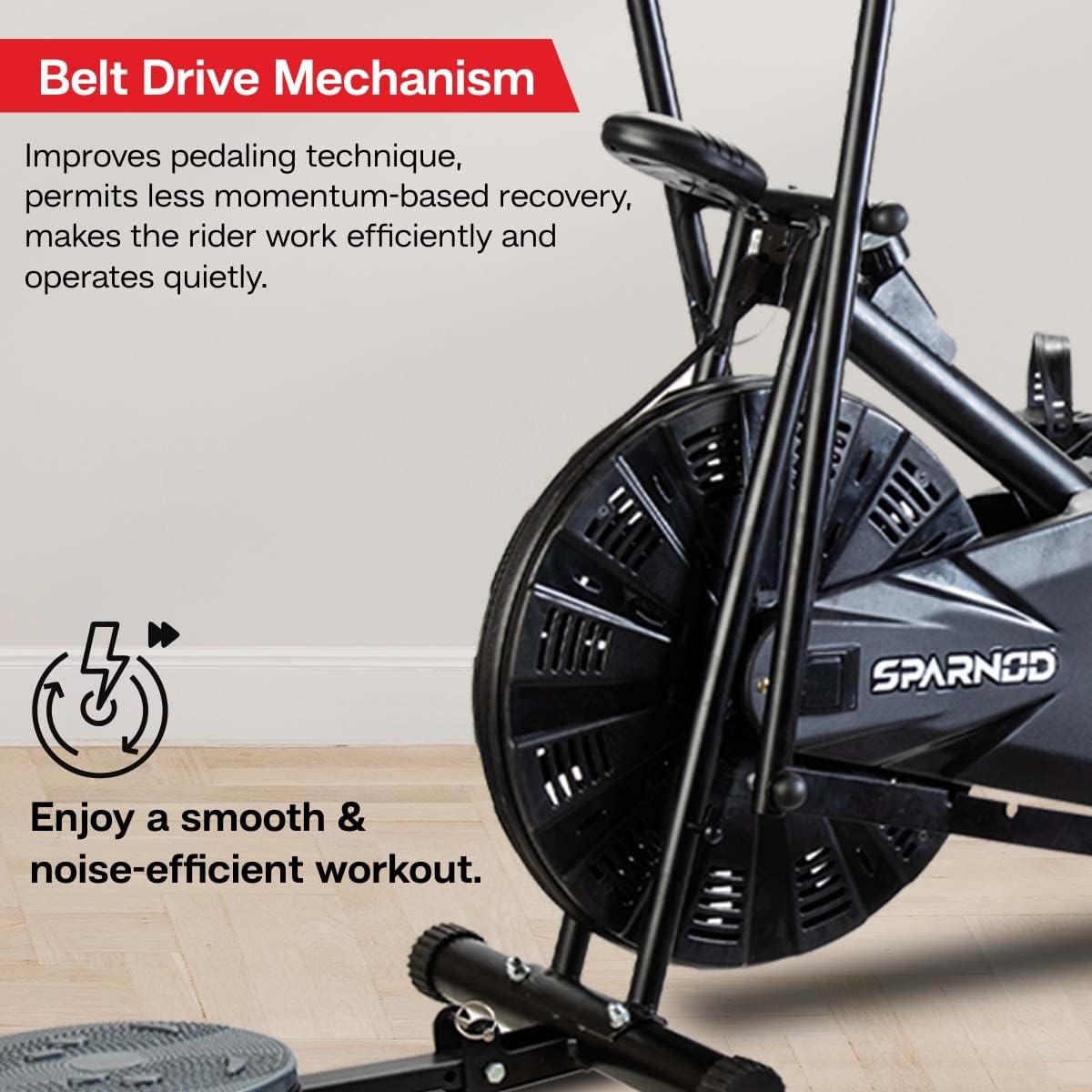 Sparnod Fitness Sab-05_T Upright Air Bike