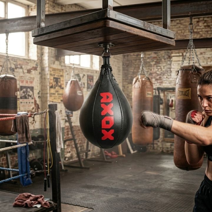Axox Fitness Leather Speed Ball Focus Pad