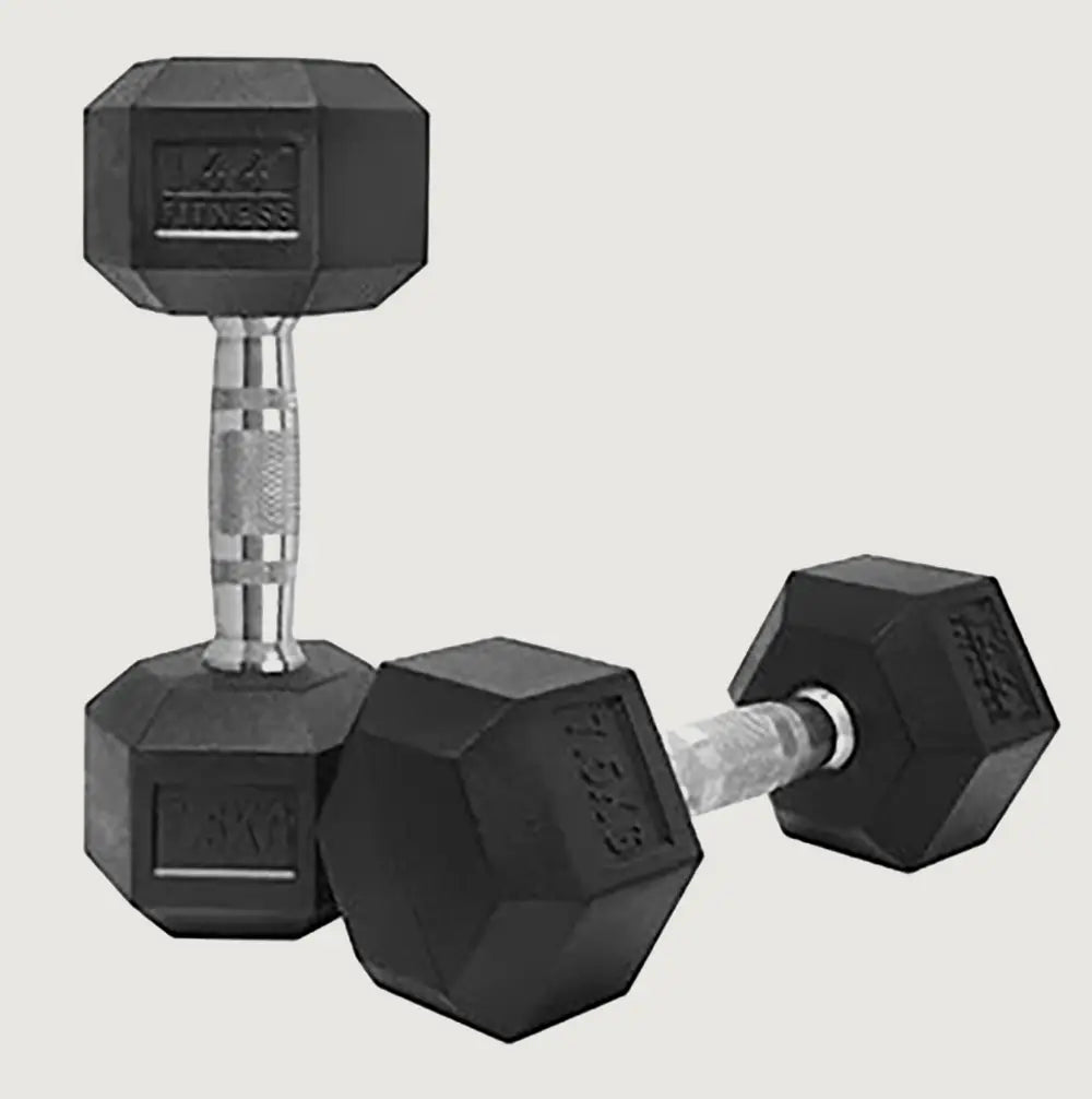 1441 Fitness Rubber Hex Dumbbells (KG)