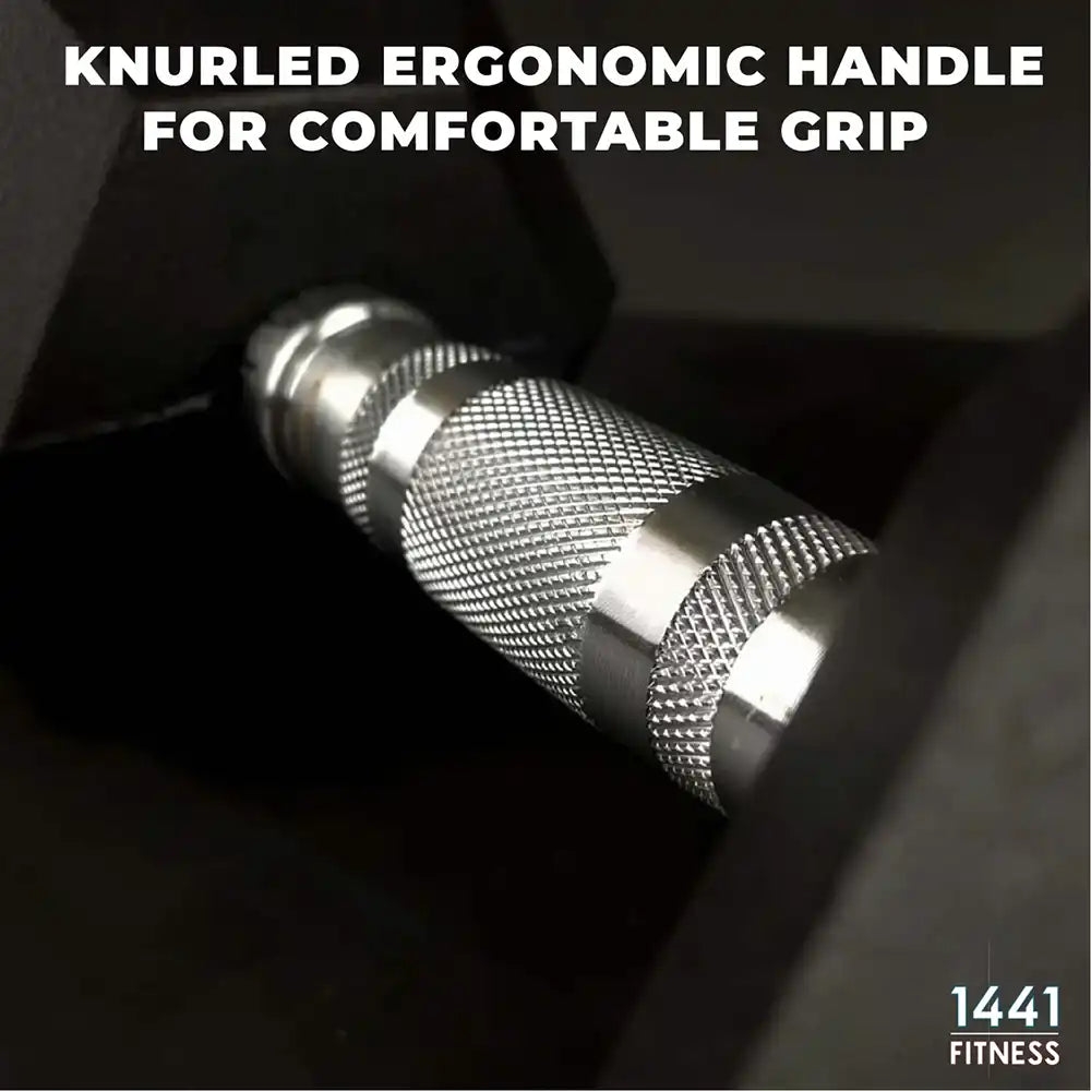 1441 Fitness Rubber Hex Dumbbells (KG)