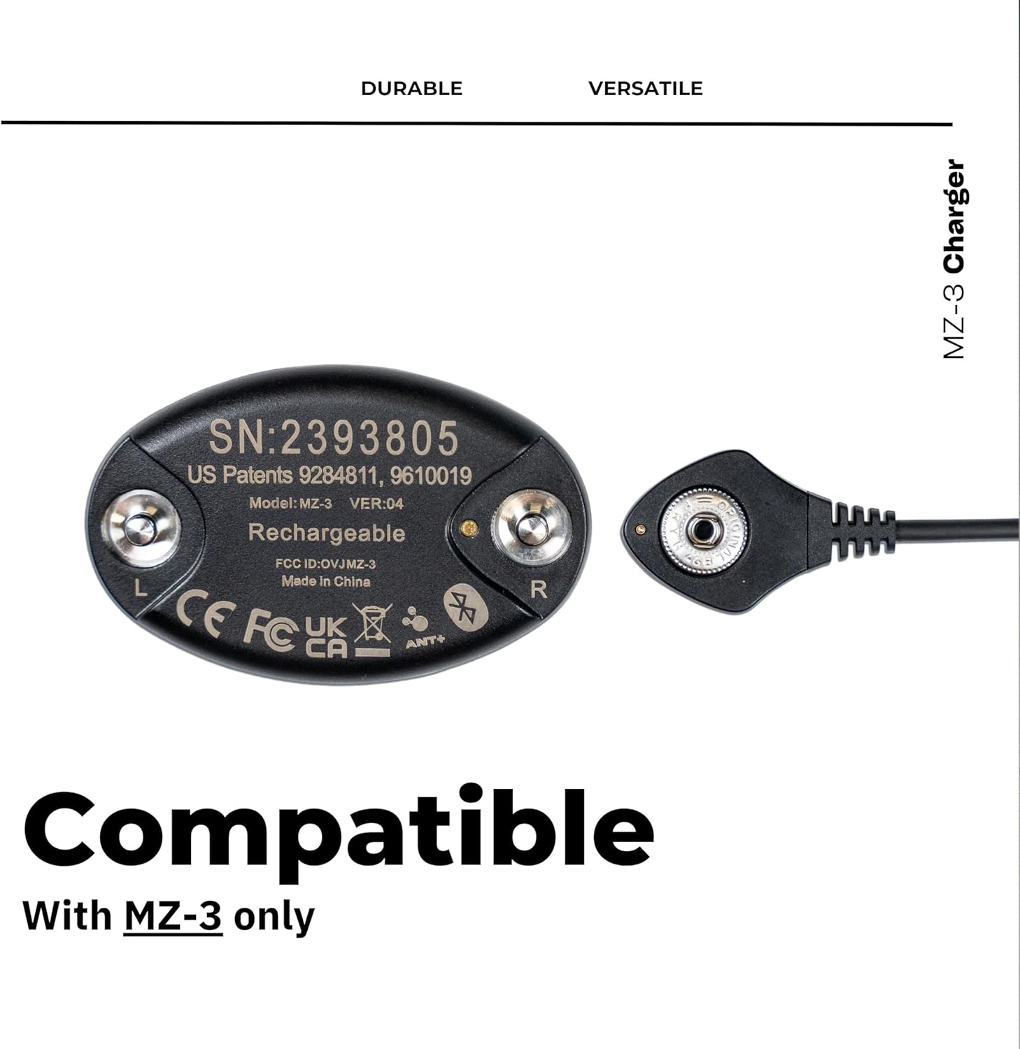 Myzone MZ-3 Replacement Charging Cable