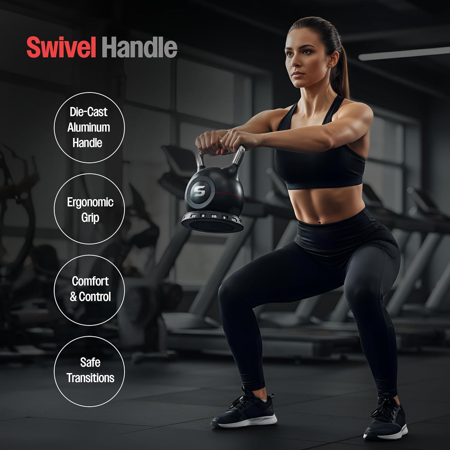 Sparnod Fitness SK-12 Adjustable Kettlebell