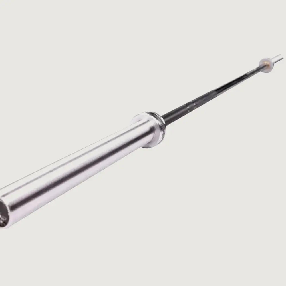 1441 Fitness 7 Ft Powerlifting Bar - Black/Chrome