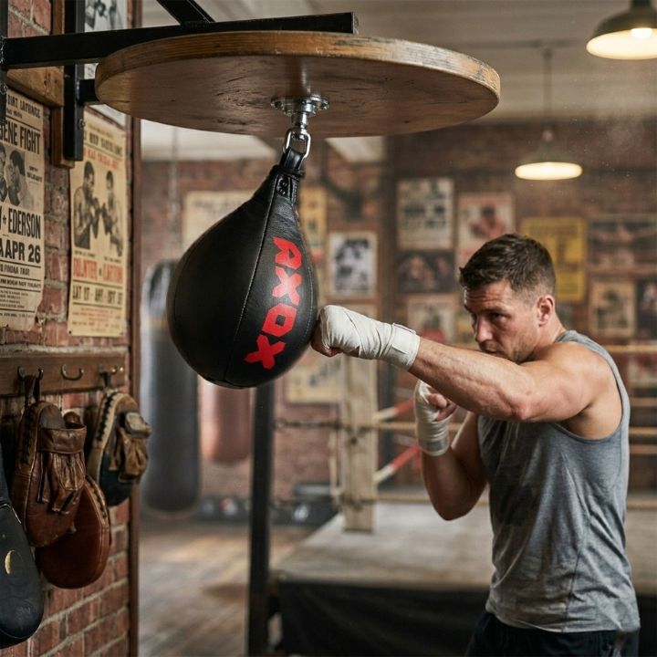 Axox Fitness Leather Speed Ball Focus Pad