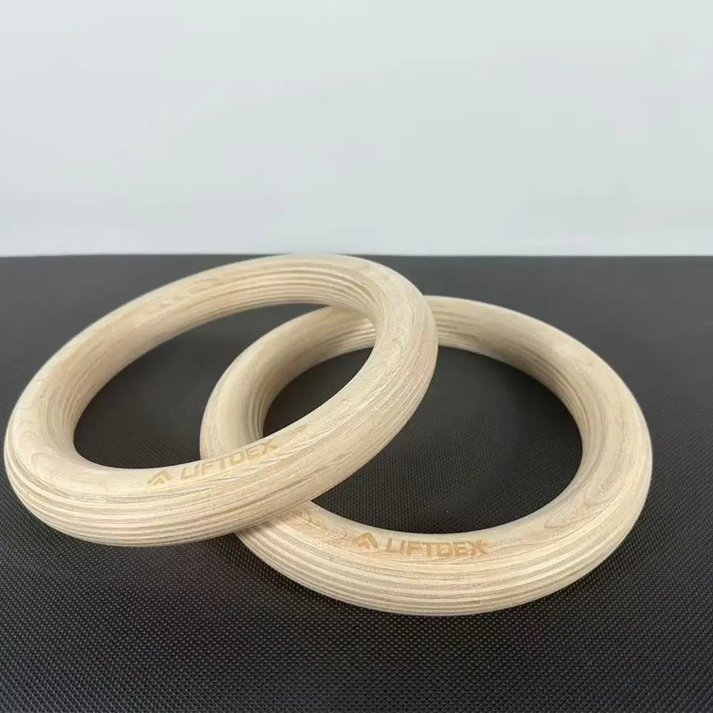 Liftdex Gymnastic Wooden Rings