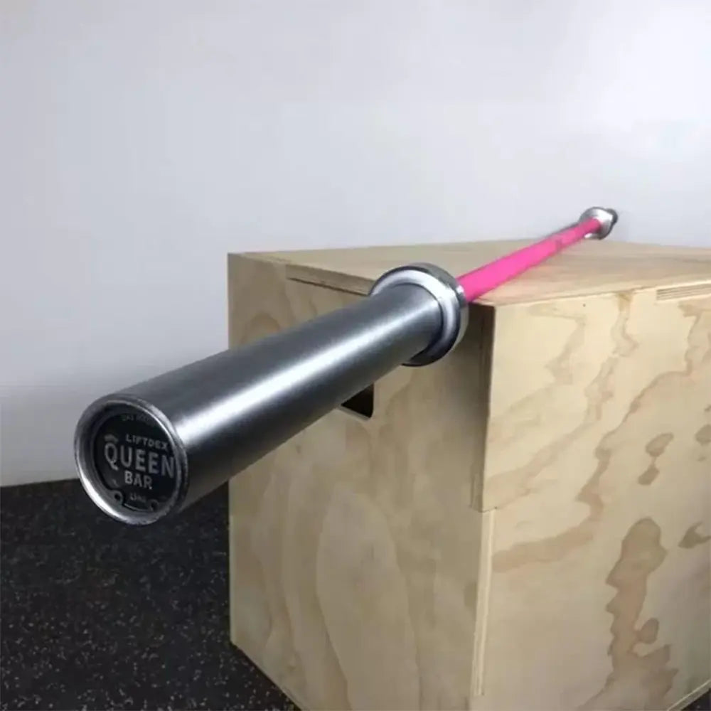 Liftdex 6.5 ft Pink Barbell - 15 kg