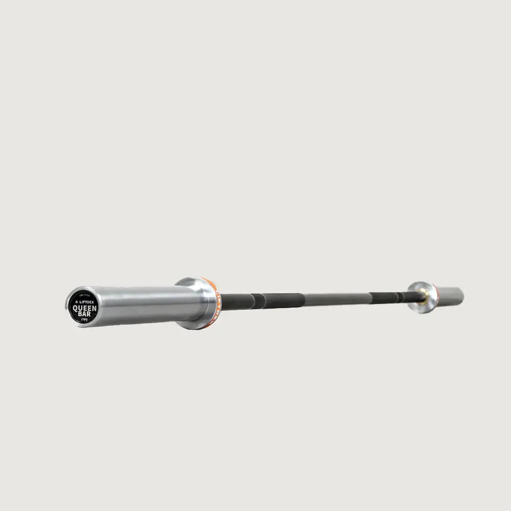 Liftdex 6.5 ft Queen Silver Barbell - 15 kg