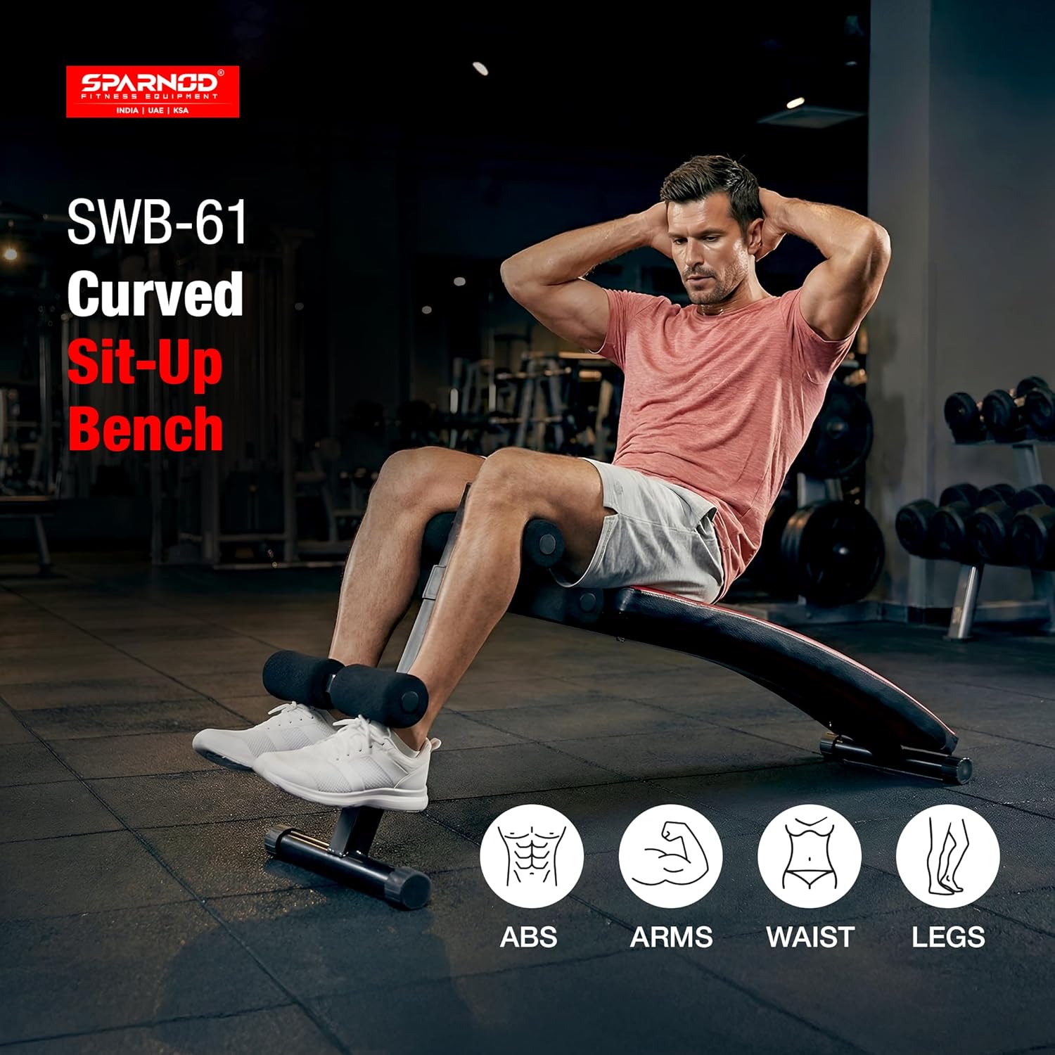 Sparnod Fitness SWB-61 Sit Up Bench