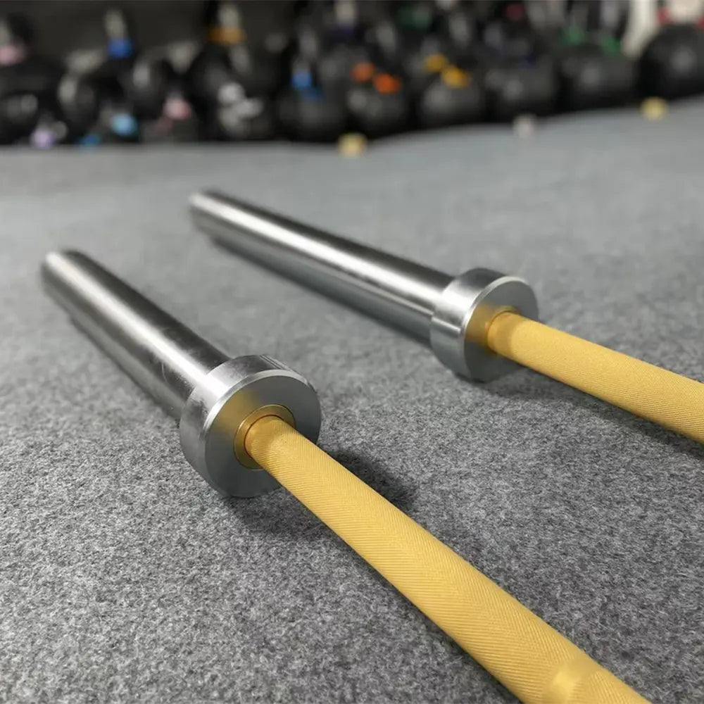 Liftdex 6.5 ft Gold Barbell - 15 kg