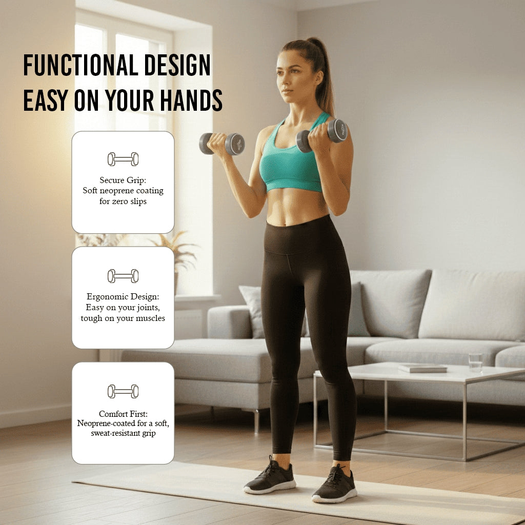 Axox Fitness Smart Neoprene Dumbbells