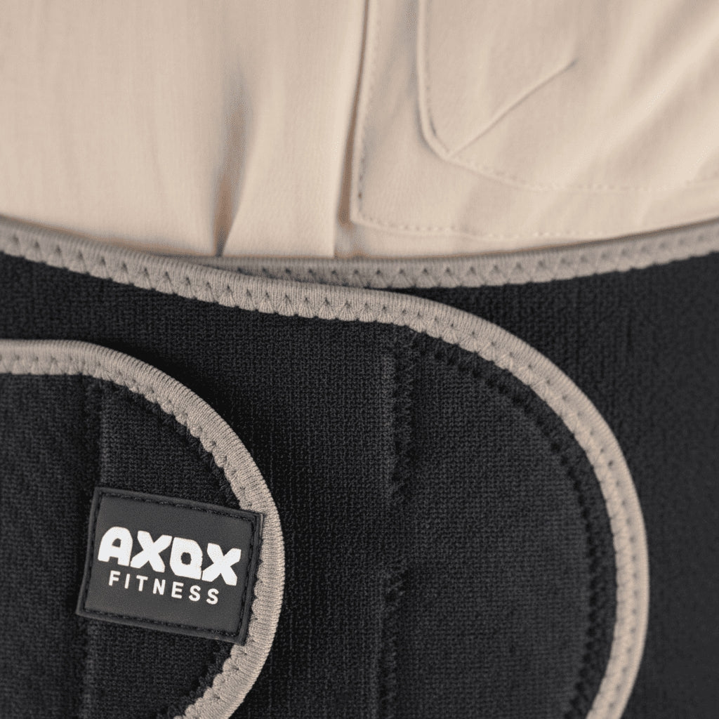 Axox Fitness Adjustable Back Support Belt With Terry Cloth
