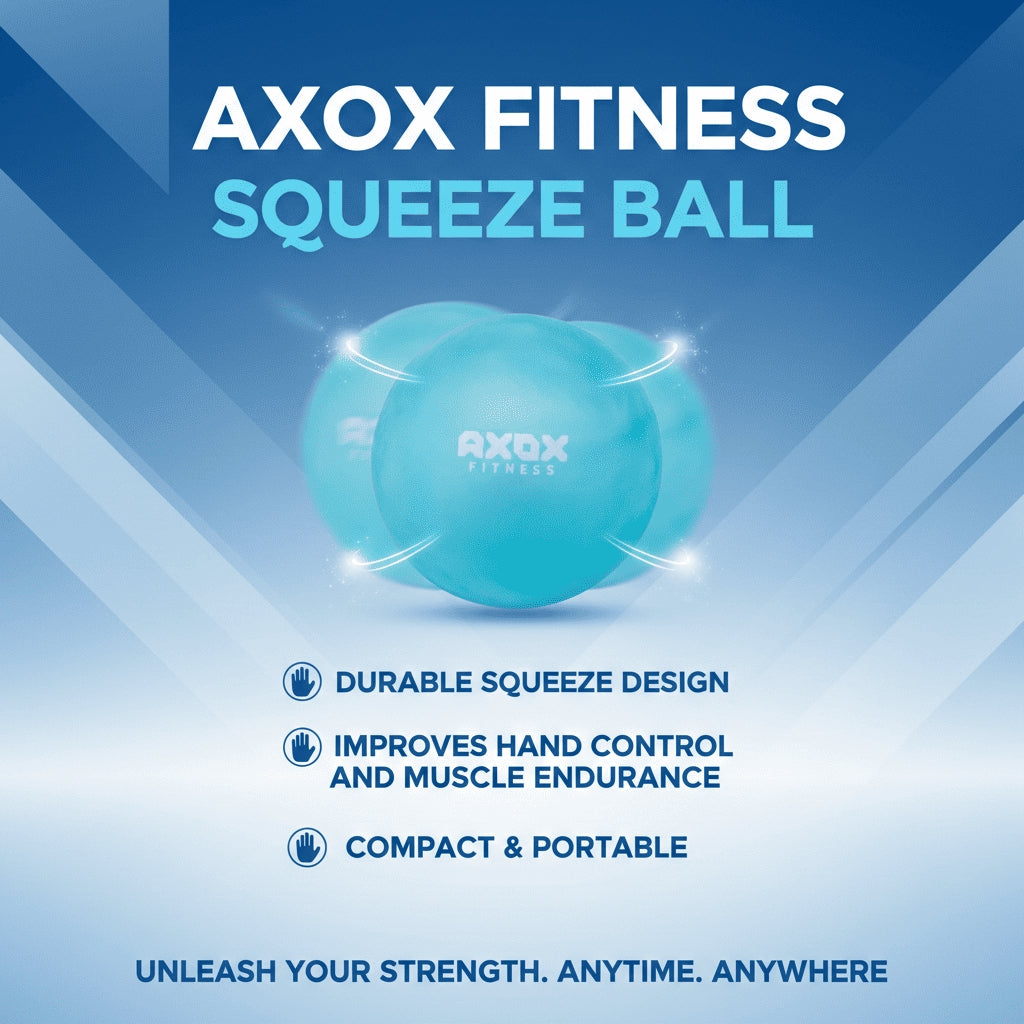 Axox Fitness Grip Strength Squeeze Ball - 7cm