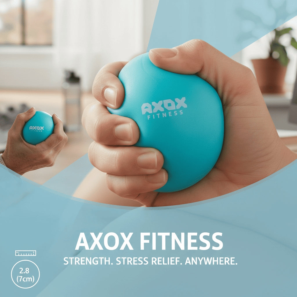 Axox Fitness Grip Strength Squeeze Ball - 7cm