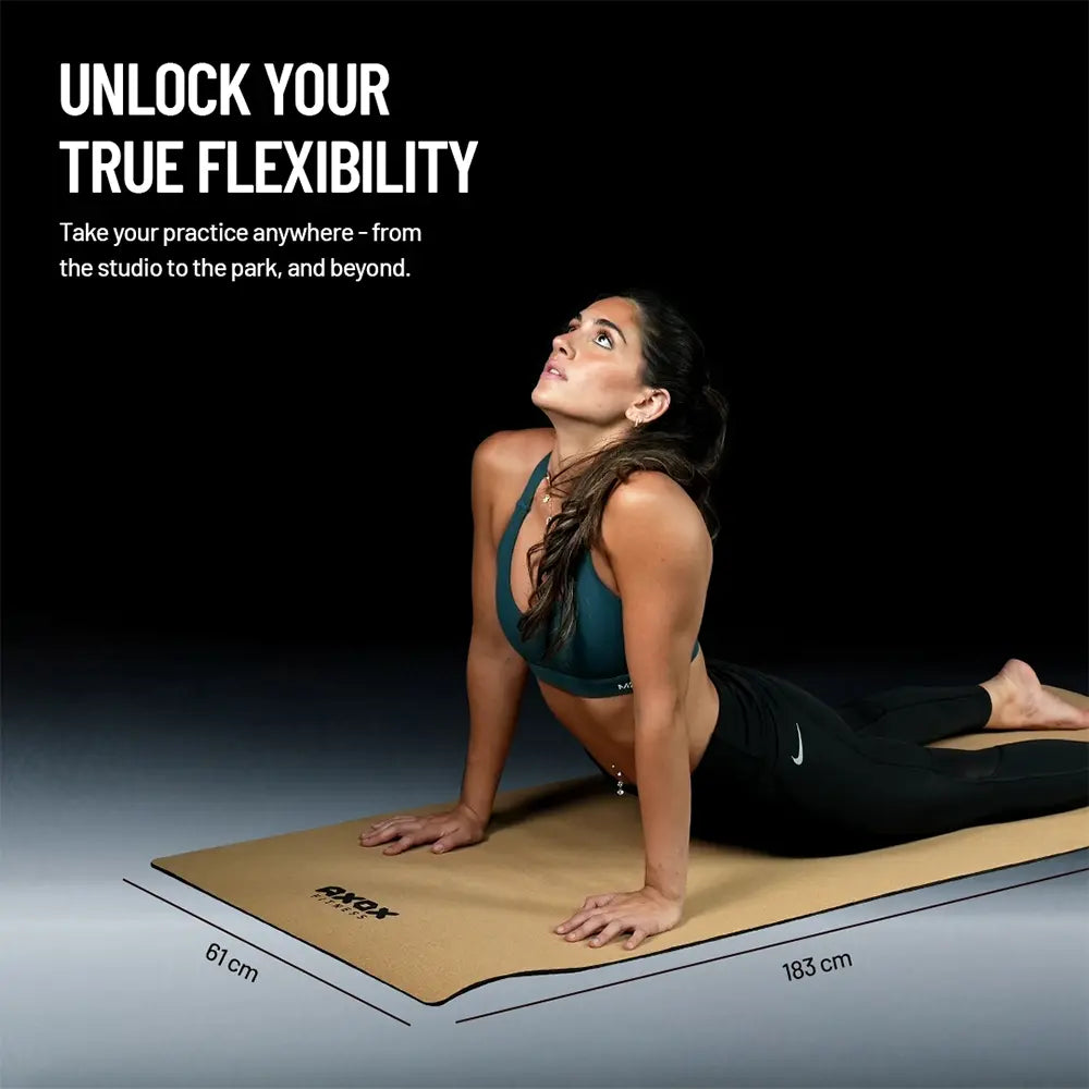 Axox Fitness Cork and TPE Yoga Mat