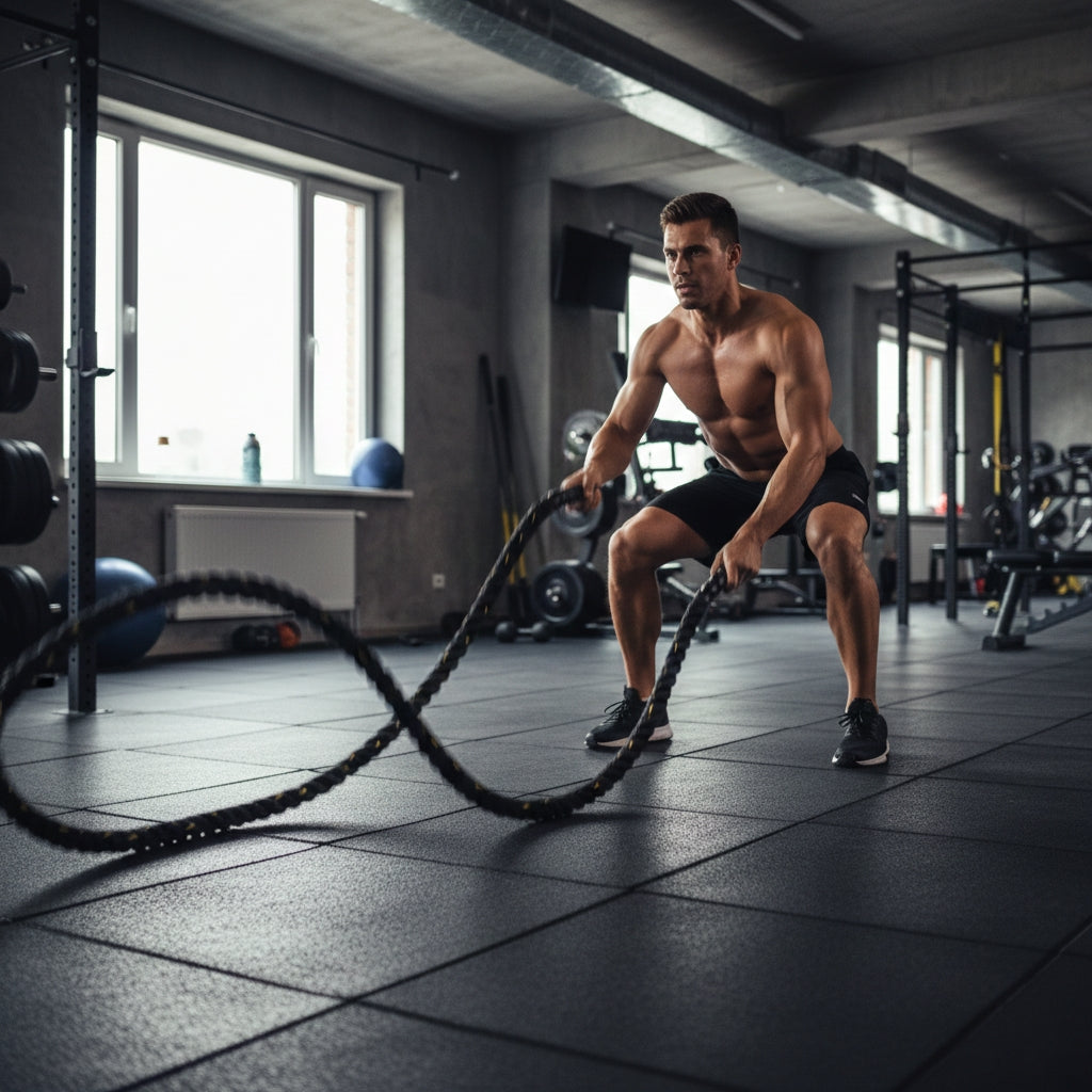 Axox Fitness Power Training Rope - 30 ft