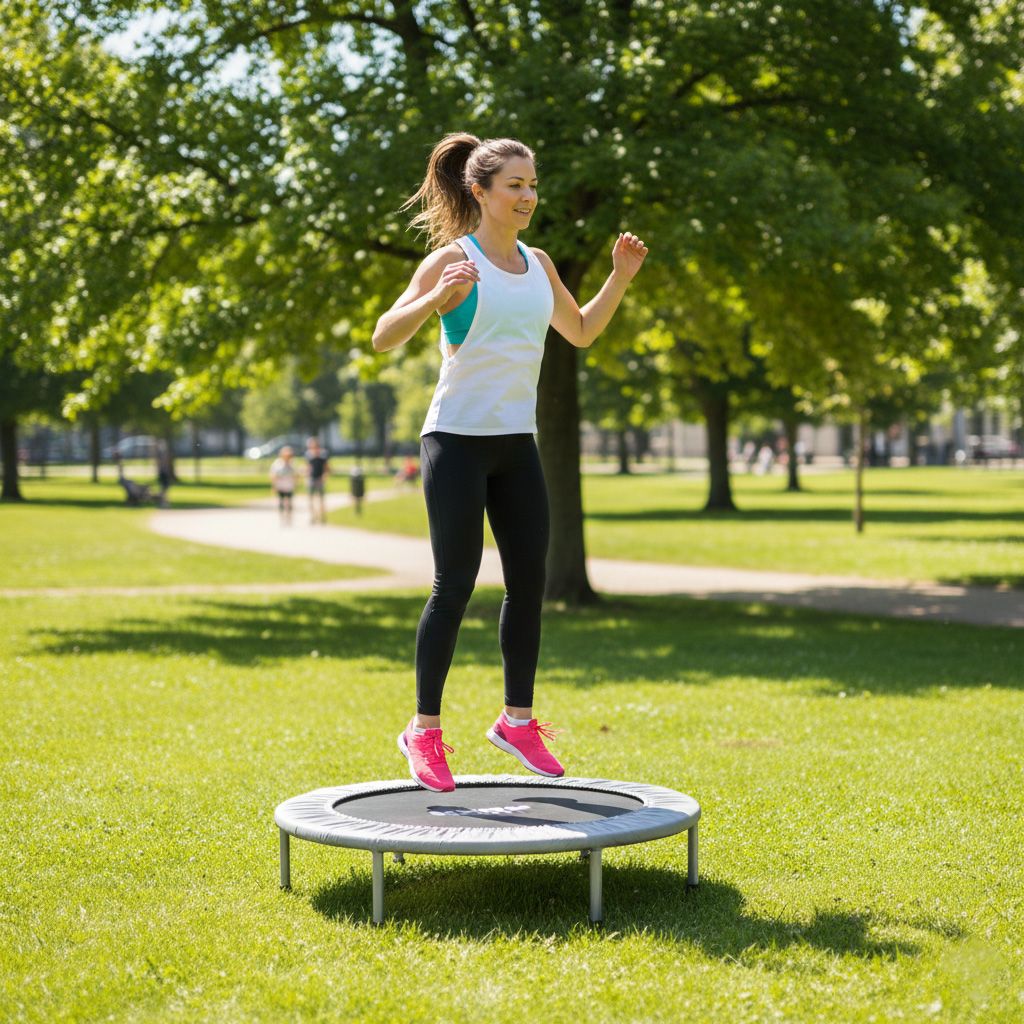 Axox Fitness Aerobic Bouncer Trampoline - 38 Inch