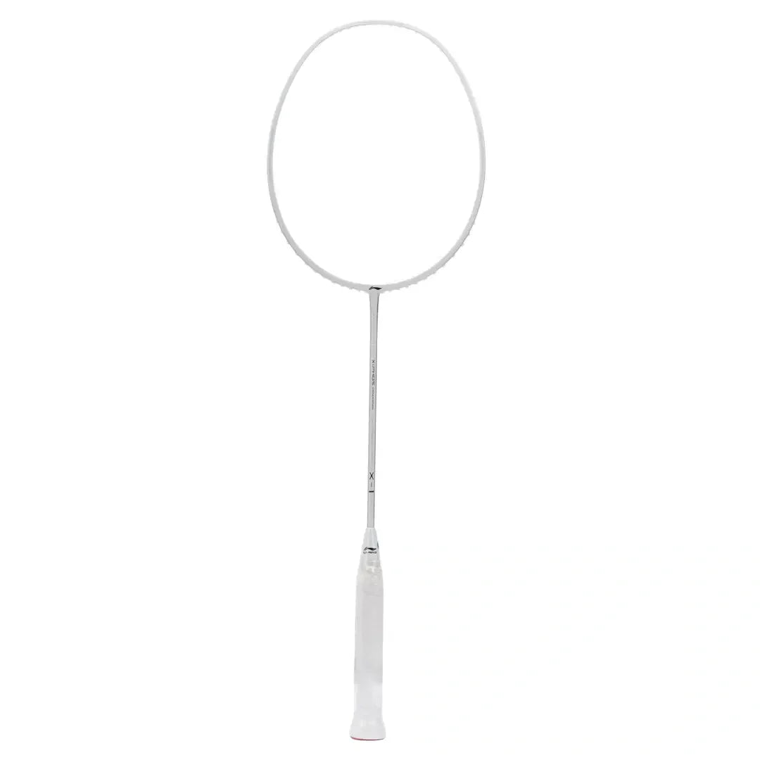 Li-Ning Xi-Phos X1 Badminton Racquet (White/Silver)-The Racquet Shop-Shop Online in UAE, Saudi Arabia, Kuwait, Oman, Bahrain and Qatar