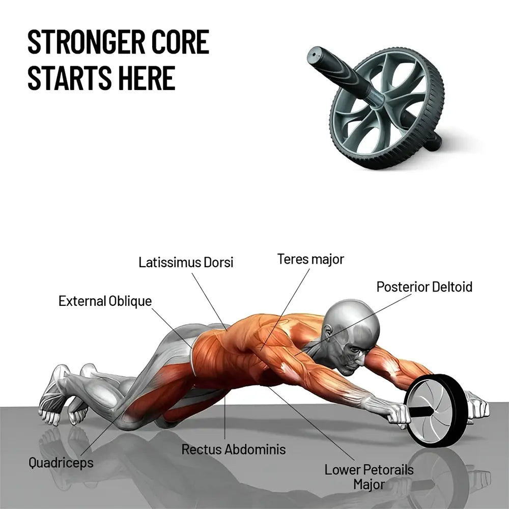 Axox Fitness Ab Roller Exercise Wheel