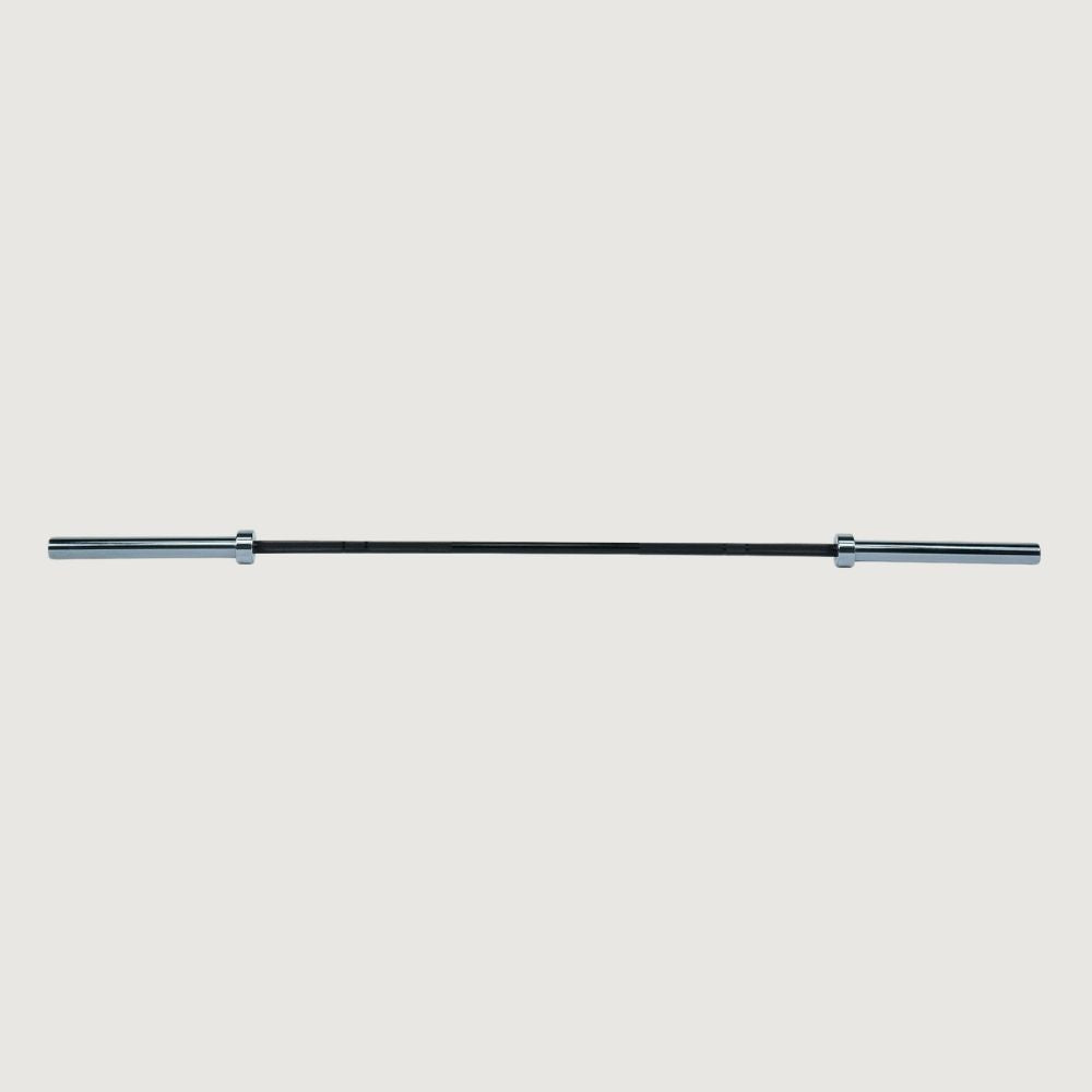 Axox Fitness 7.2 ft Olympic Bar Black Grip - 20 kg