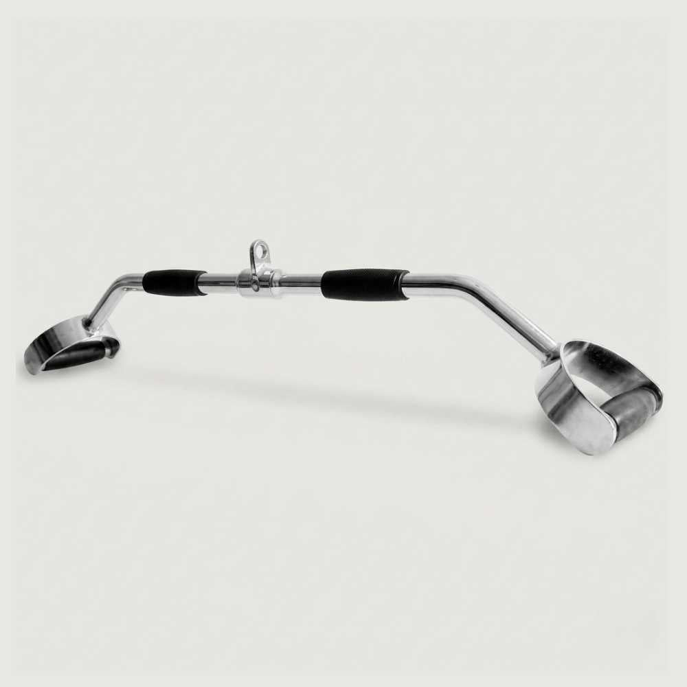 Axox Fitness Revolving Lat Bar with Rubber Grips - 38 In
