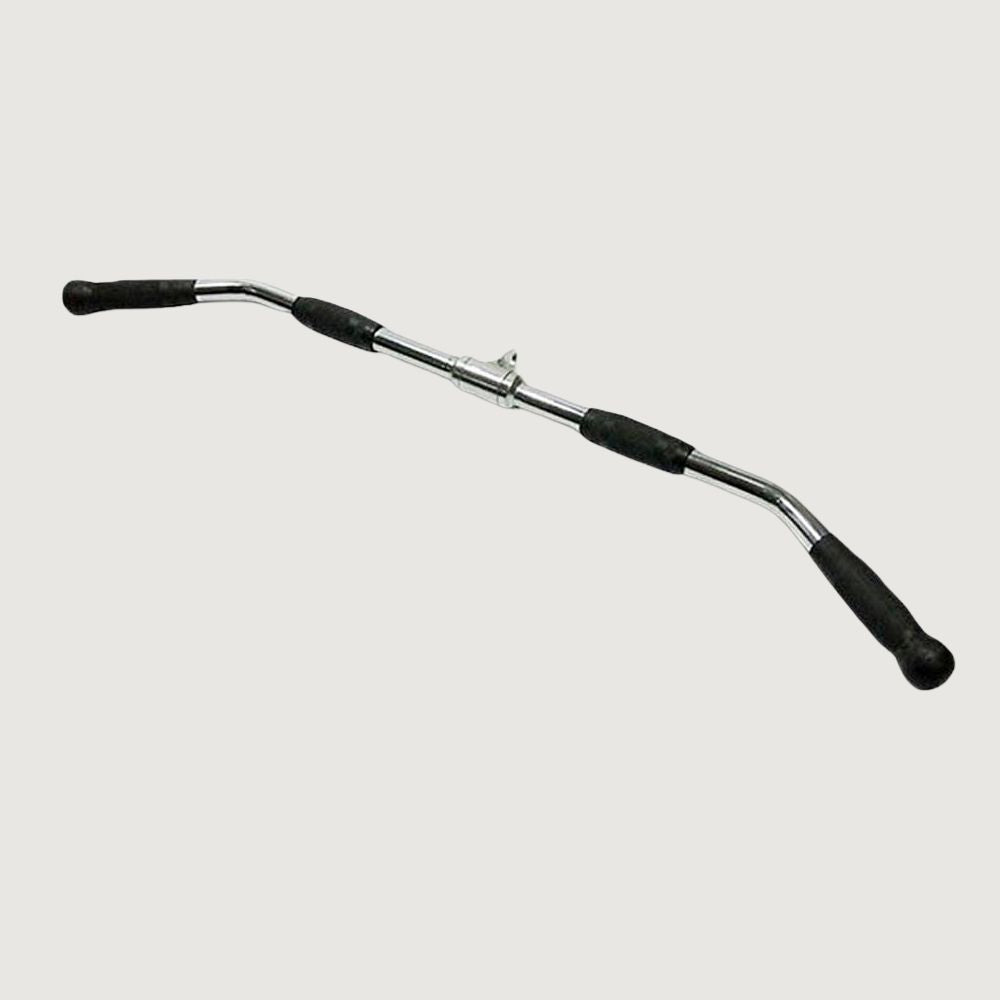 Axox Fitness Revolving Lat Pull Down Bar with Rubber Grips - 48 In