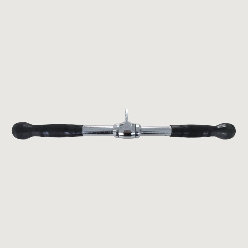 Axox Fitness Revolving Straight Bar with Rubber Grips
