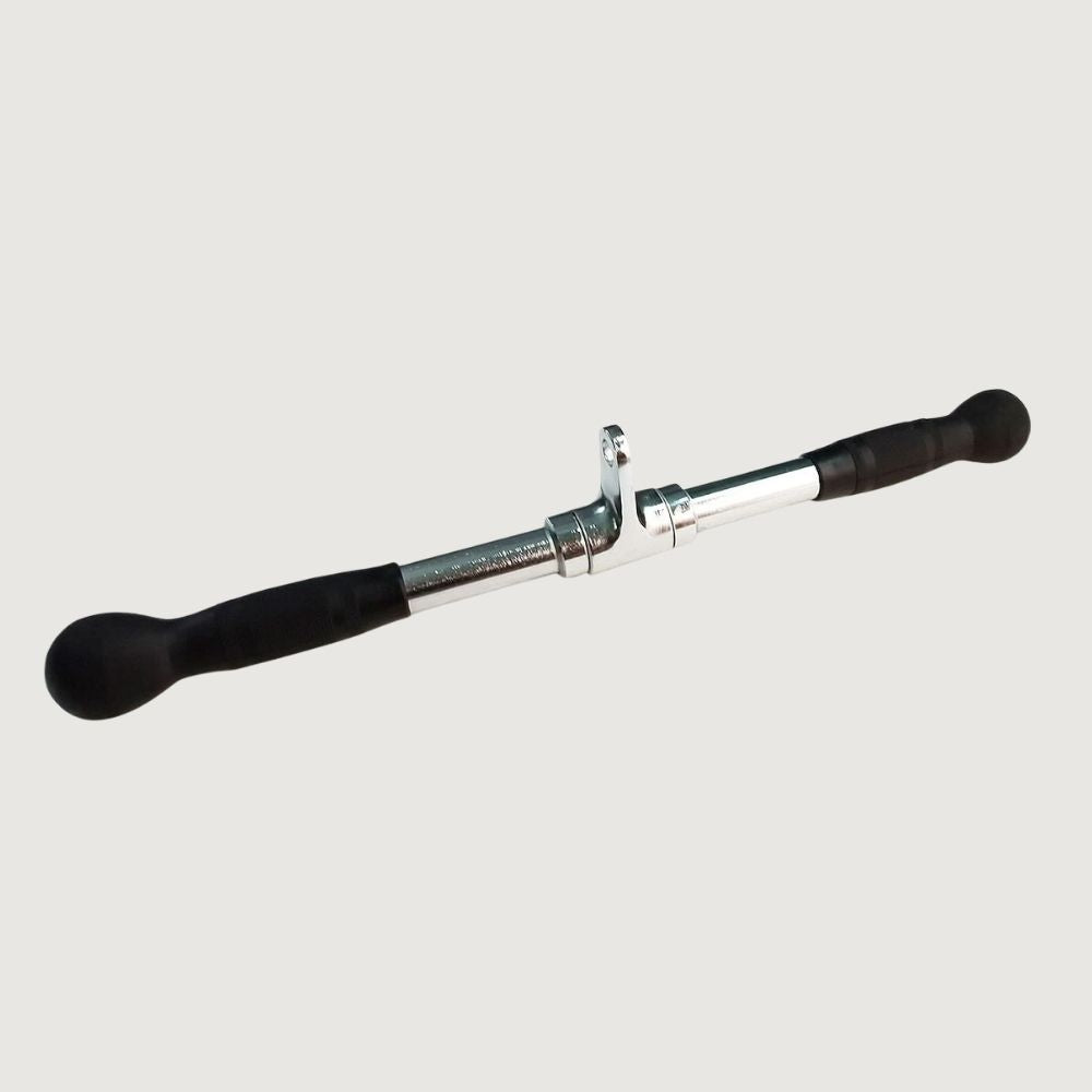 Axox Fitness Revolving Straight Bar with Rubber Grips