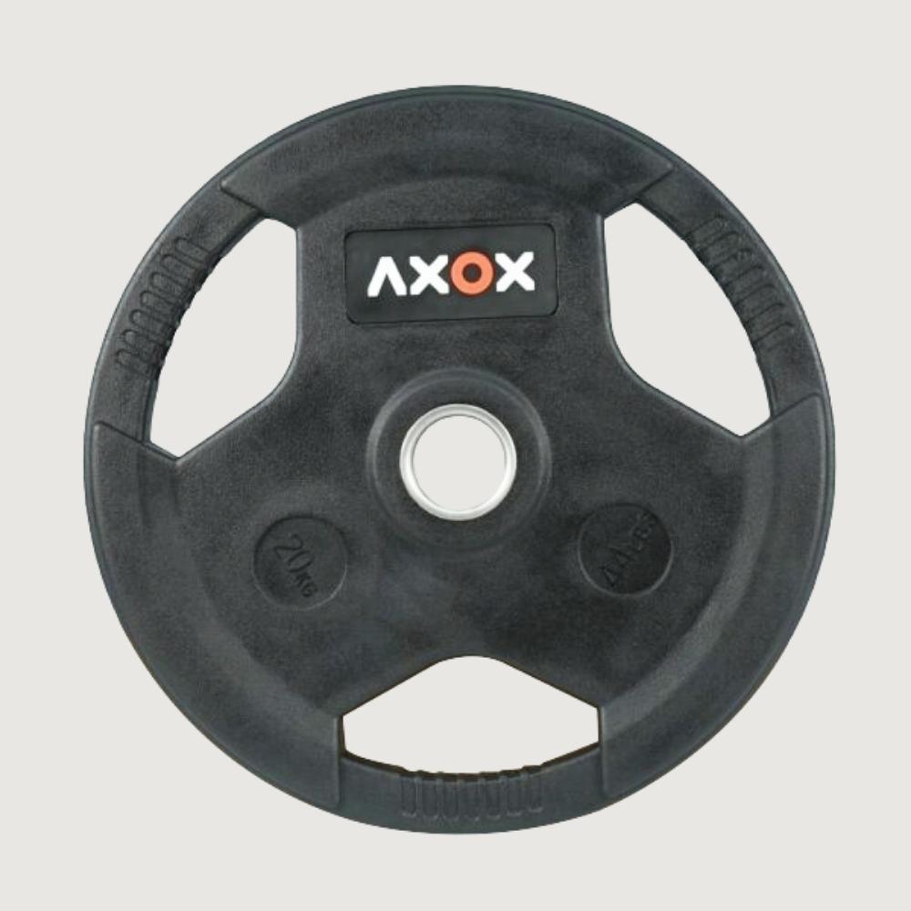 Axox Fitness 3-Grip Rubber Weight Plate