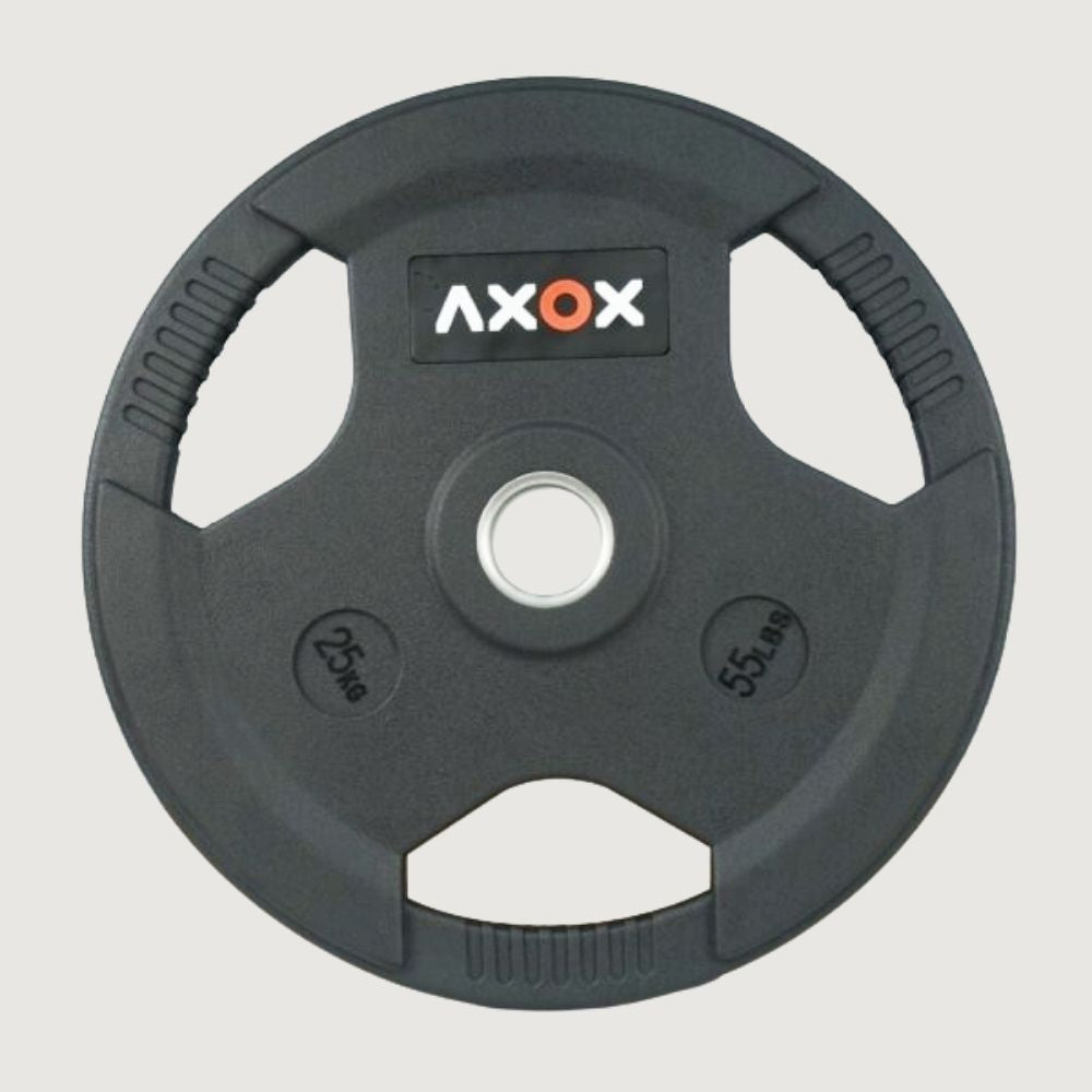 Axox Fitness 3-Grip Rubber Weight Plate