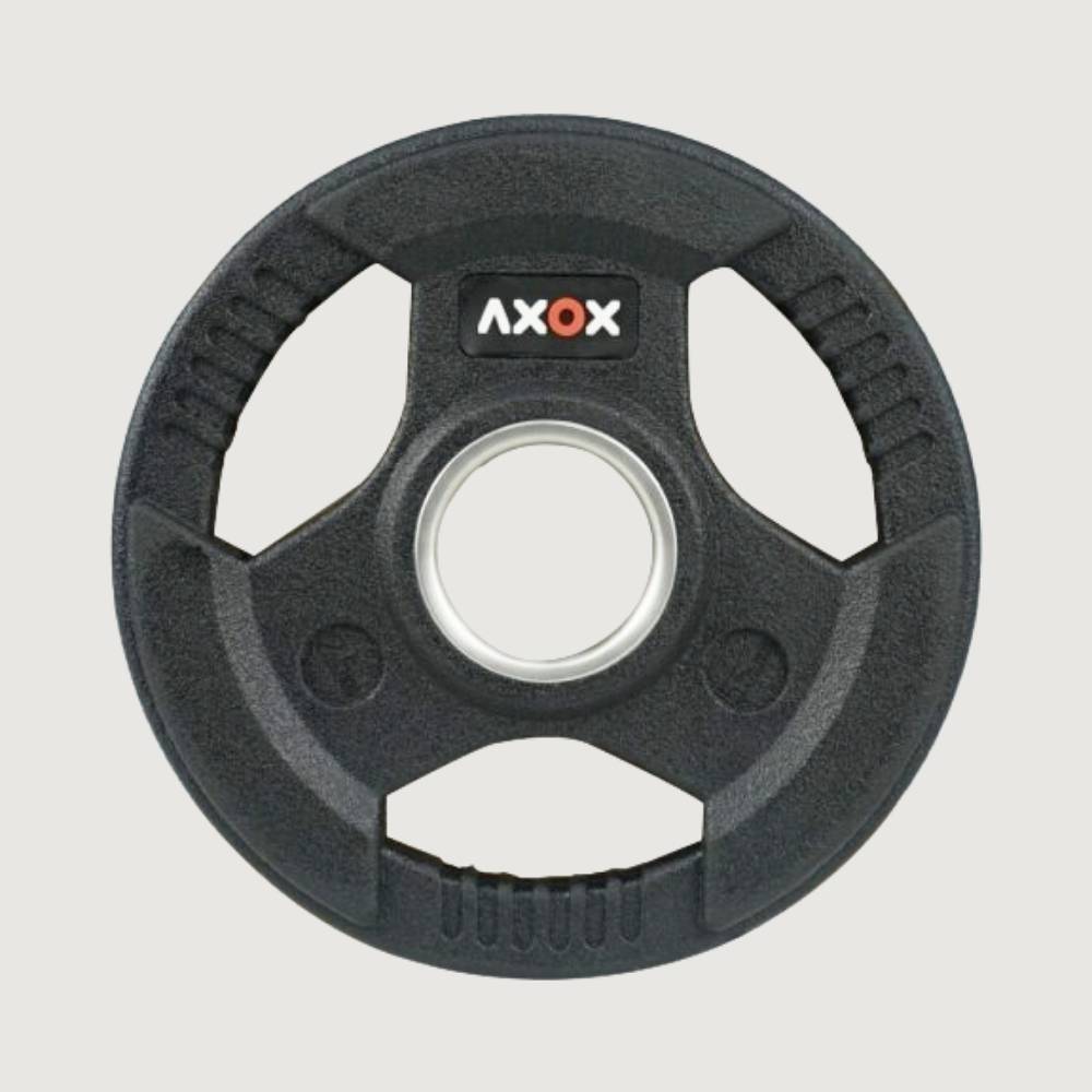 Axox Fitness 3-Grip Rubber Weight Plate