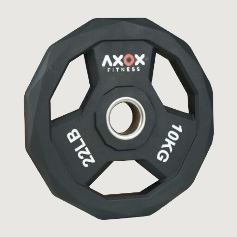 Axox Fitness 3-Grip TPU Weight Plate